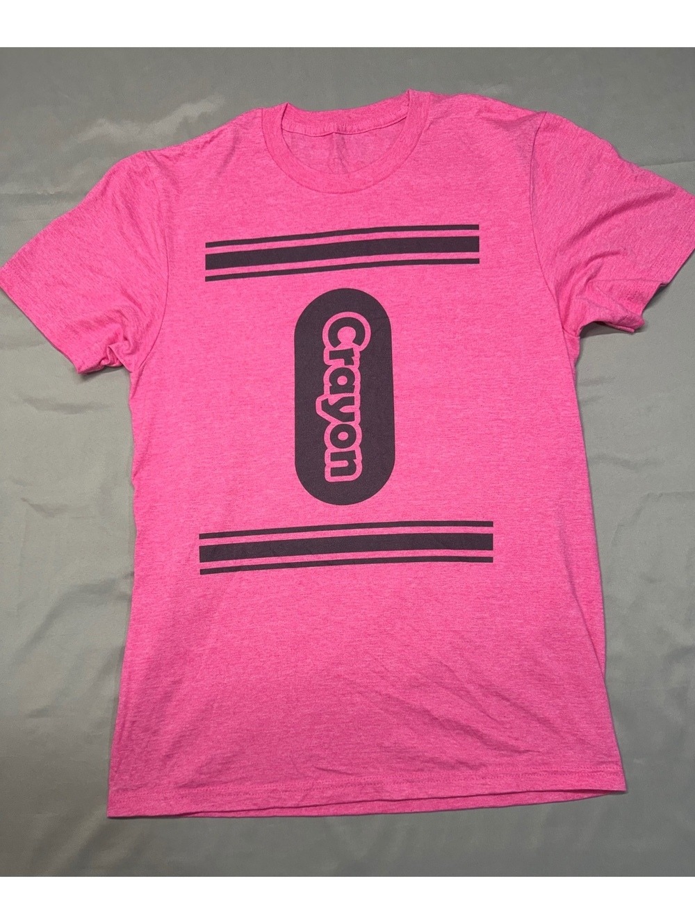 Halloween Costume Crayon Pink Graphic T-Shirt - Mens S?